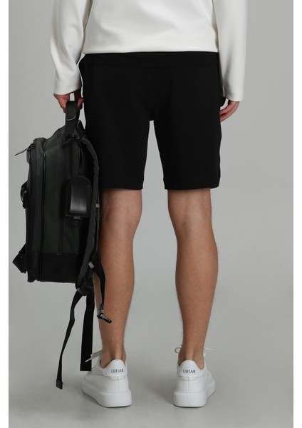 Arka Erkek Şort Eşofman Siyah indirimleri