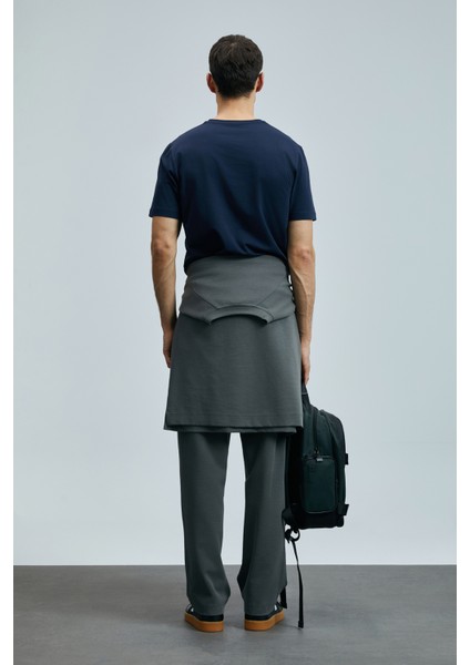 Tuna Modern Grafik T- Shirt Siyah