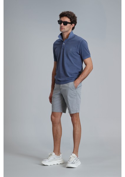 Zegler Spor Erkek Chino Şort Slim Fit Gri fırsatları