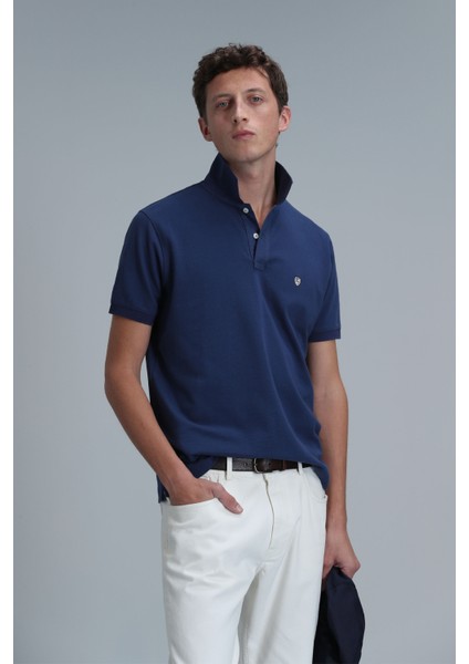 Laon Smart Erkek Polo Tişört Slim Fit Siyah