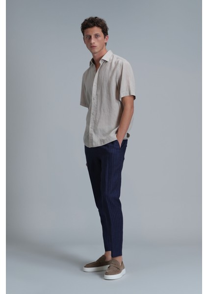 Marıo Smart Erkek Chino Pantolon Tailored Fit Lacivert fırsatları