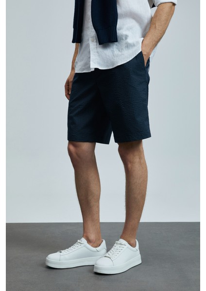 Cosmo Spor Erkek Chino Şort Slim Fit Lacivert modelleri