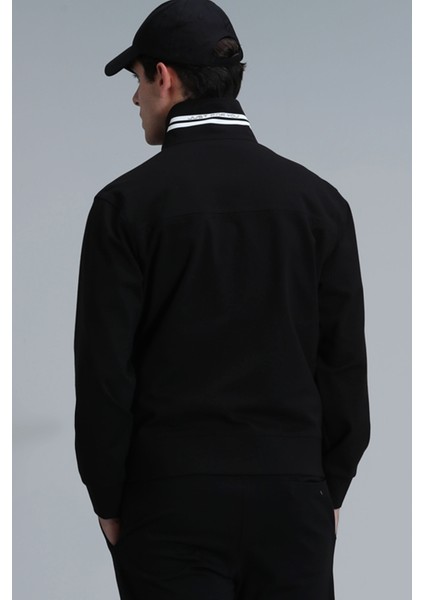 Huge Eşofman Üst Siyah