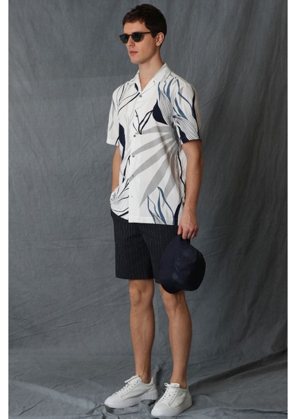 Fral Spor Erkek Chino Şort Slim Fit Lacivert modelleri