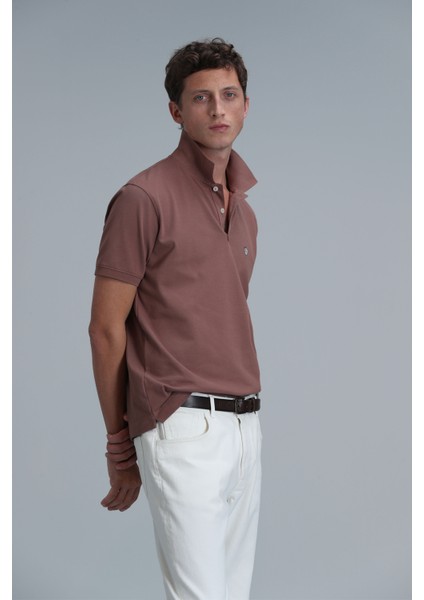 Laon Smart Erkek Polo Tişört Slim Fit Siyah