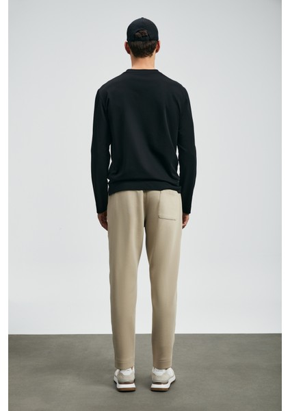 Vıctor Erkek Uzun Kol T- Shırt Siyah