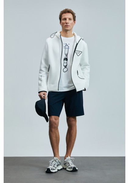 Second Erkek Şort Eşofman Siyah