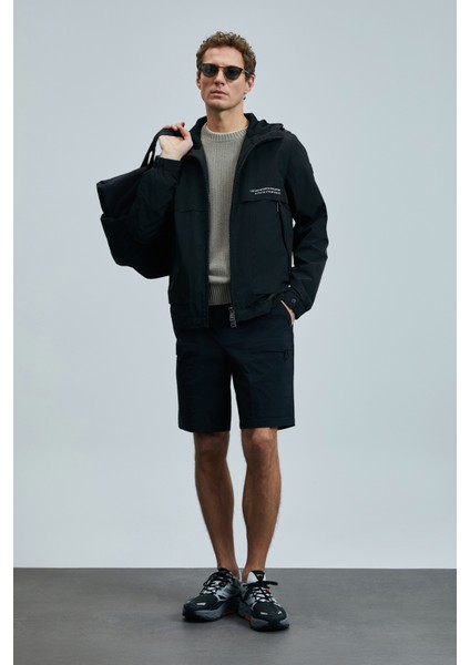 Erdem Erkek Spor Şort Regular Fit Siyah fırsatları