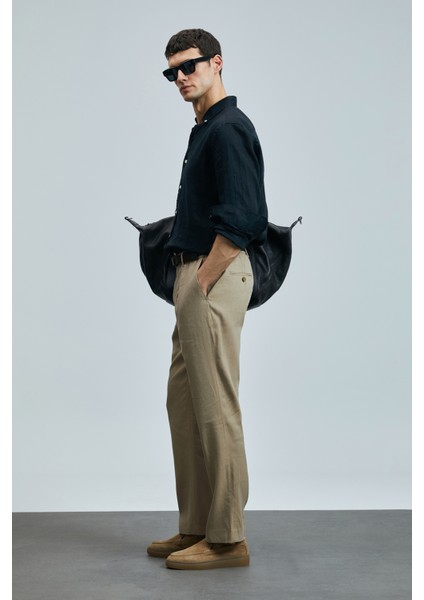 Tom Smart Erkek Chino Pantolon Slim Fit Lacivert