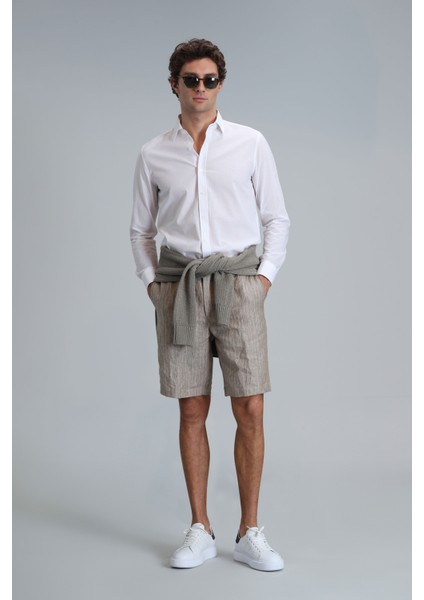 Andre Spor Erkek Chino Şort Slim Fit Bej fiyatları