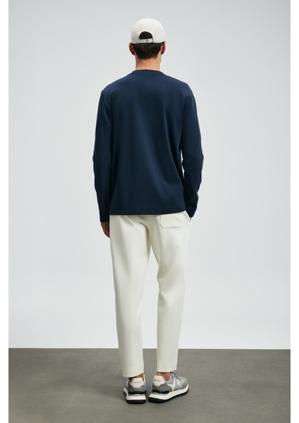 Vıctor Erkek Uzun Kol T- Shırt Siyah