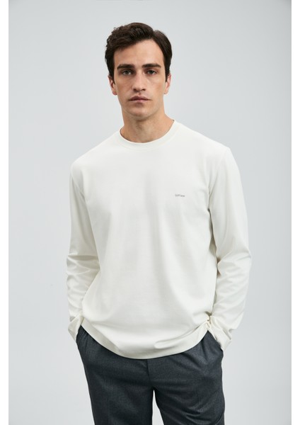 Vıctor Erkek Uzun Kol T- Shırt Siyah