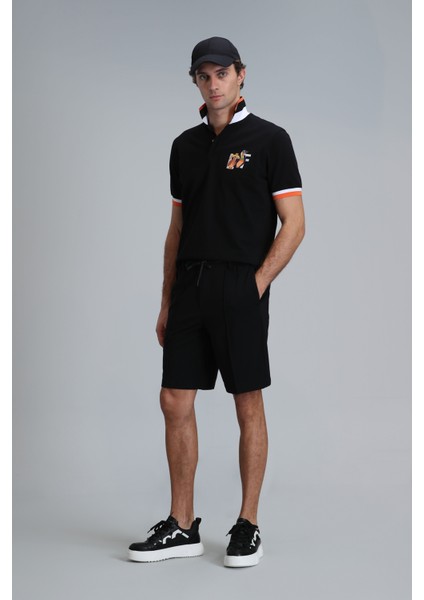 Chrıs Spor Erkek Chino Şort Slim Fit Lacivert