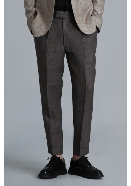 Star Smart Erkek Chino Pantolon Comfort Fit Kahverengi fiyatları