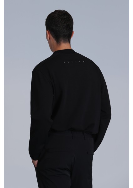Luther Erkek Sweatshirt Siyah