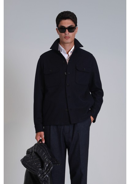 Barena Erkek Basic Gömlek Slim Fit Lacivert fiyatları