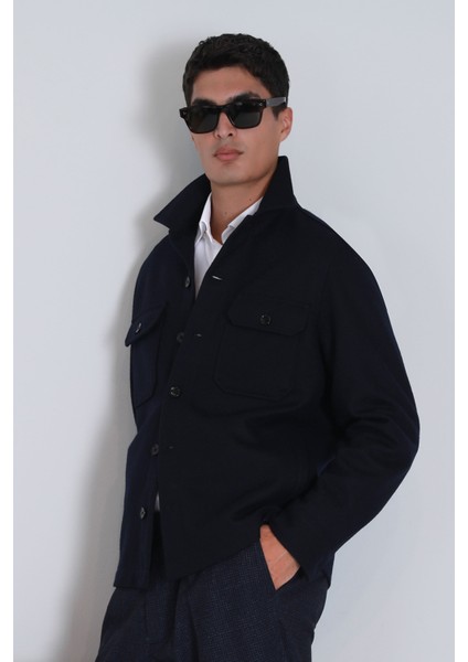 Barena Erkek Basic Gömlek Slim Fit Lacivert indirimleri