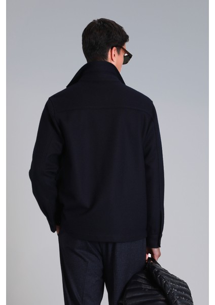 Barena Erkek Basic Gömlek Slim Fit Lacivert