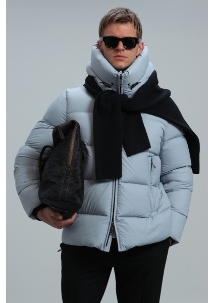 Tommy Kaz Tüyü Erkek Mont Taş