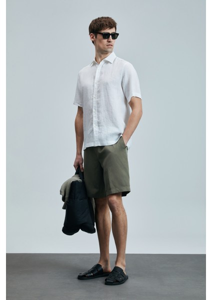 Bert Erkek Basic Gömlek Comfort Fit Lacivert fırsatları