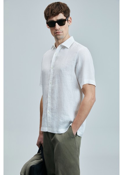 Bert Erkek Basic Gömlek Comfort Fit Lacivert indirimleri