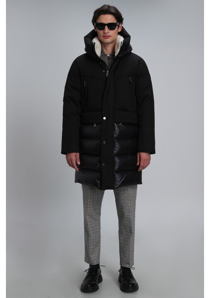Lıncoln Kaz Tüyü Erkek Mont Siyah fiyatları