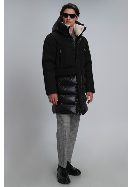 Lıncoln Kaz Tüyü Erkek Mont Siyah fırsatları