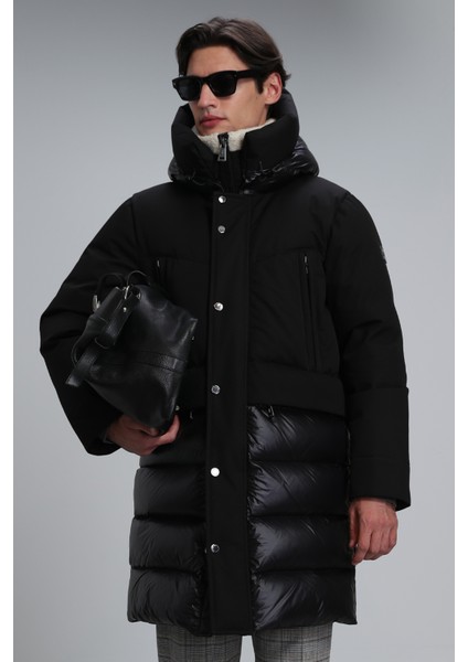 Lıncoln Kaz Tüyü Erkek Mont Siyah indirimleri