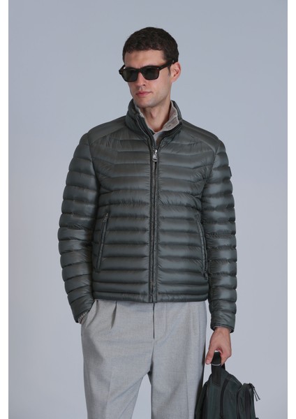 Andy Kaz Tüyü Erkek Mont Siyah modelleri