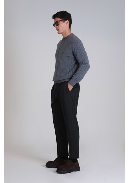 Lusi Spor Erkek Chino Pantolon Slim Fit Siyah indirimleri