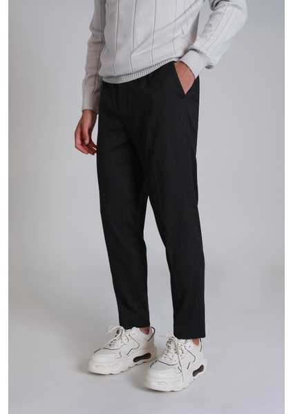 Glen Spor Erkek Chino Pantolon Slim Fit Siyah modelleri