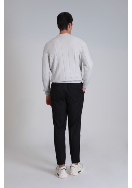 Glen Spor Erkek Chino Pantolon Slim Fit Siyah