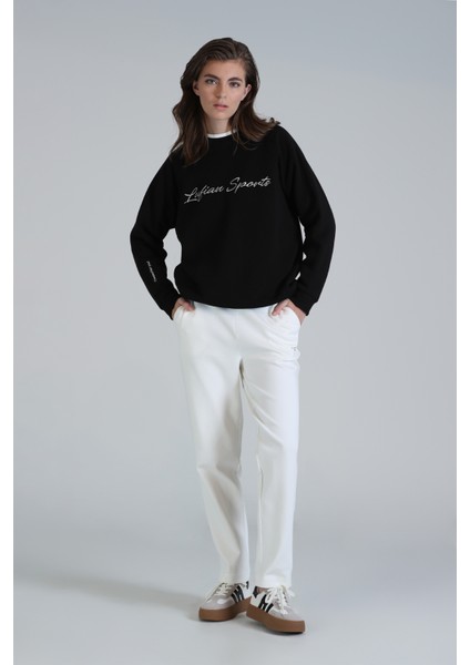 Loved Kadın Örme Sweatshırt Siyah fiyatları