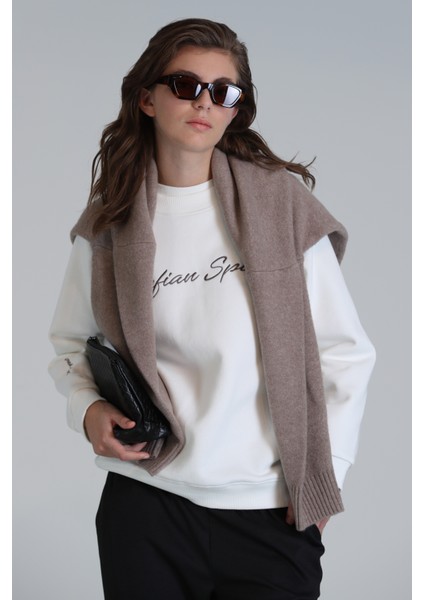 Loved Kadın Örme Sweatshırt modelleri