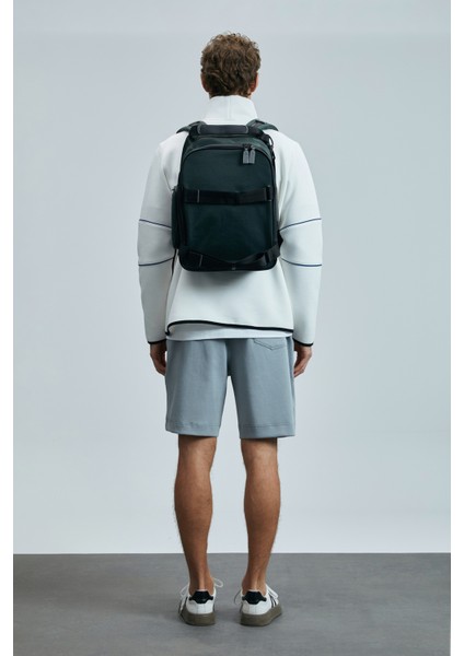 Moon Erkek Şort Eşofman Siyah