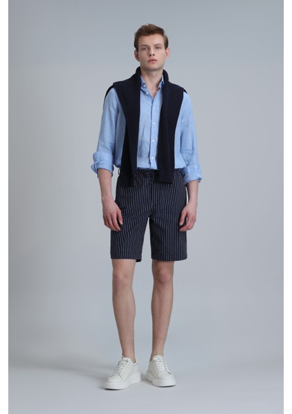 Curtıs Spor Erkek Chino Şort Slim Fit Lacivert modelleri