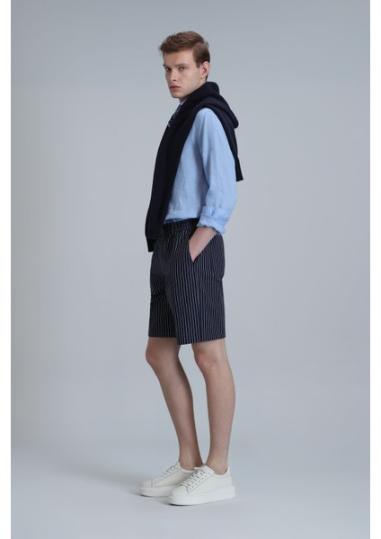 Curtıs Spor Erkek Chino Şort Slim Fit Lacivert fırsatları