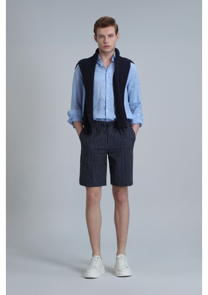 Curtıs Spor Erkek Chino Şort Slim Fit Lacivert indirimleri