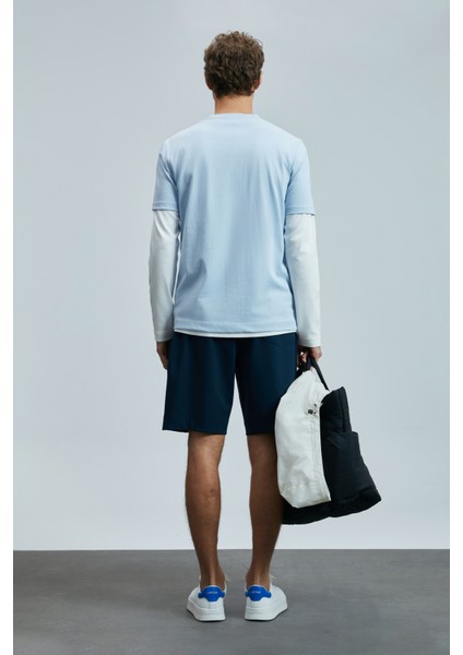 Moon Erkek Şort Eşofman Siyah