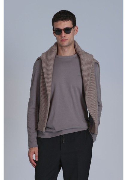 Patrıce Erkek Uzun Kol Tişört Siyah