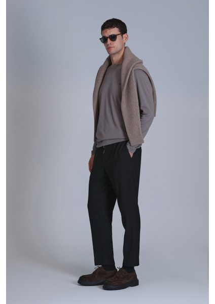 Patrıce Erkek Uzun Kol Tişört Siyah fırsatları