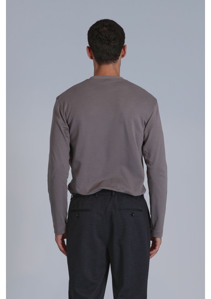 Patrıce Erkek Uzun Kol Tişört Siyah