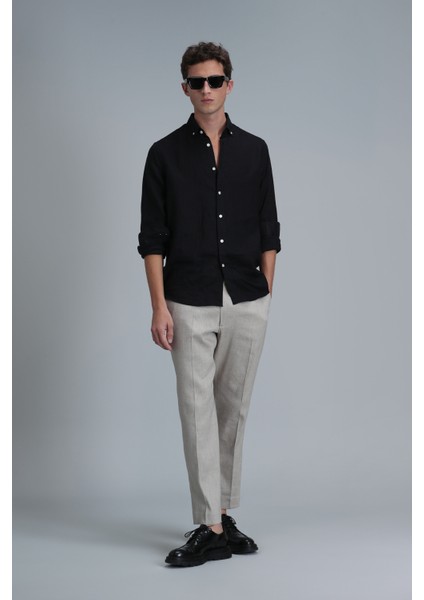 Tomas Smart Erkek Chino Pantolon Comfrot Fit Bej