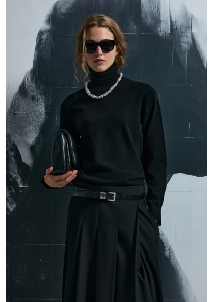 Harper Kadın Kazak Siyah modelleri