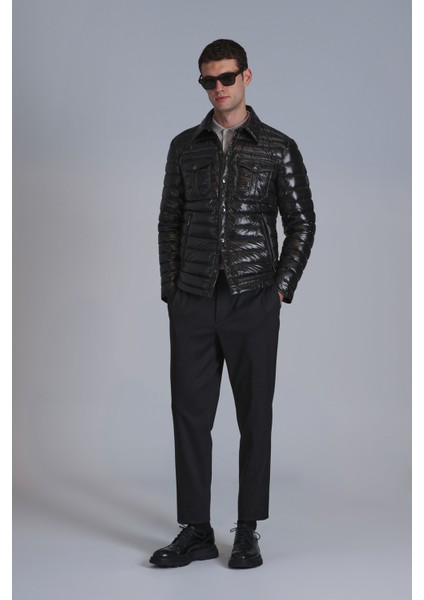 Kane Kaz Tüyü Erkek Mont Siyah fiyatları