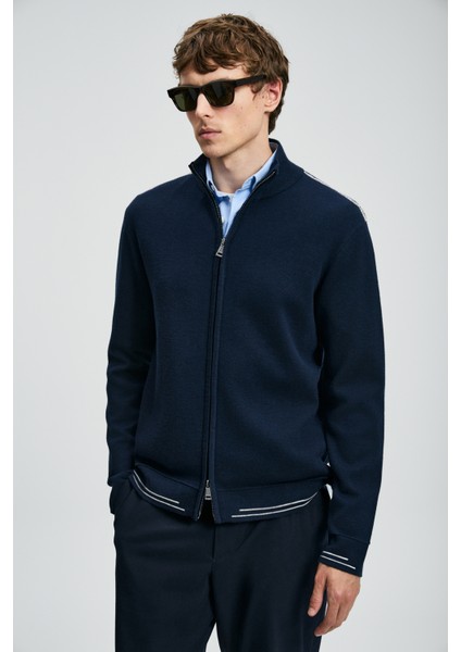 Troy Erkek Hırka Lacivert