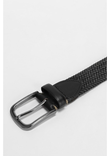 Karman Erkek Örgü Kemer Siyah fiyatları