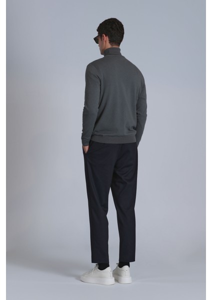 Clos Spor Erkek Chino Pantolon Slim Fit Lacivert