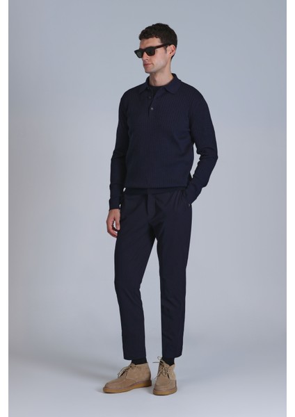 Luta Spor Erkek Chino Pantolon Slim Fit Lacivert modelleri