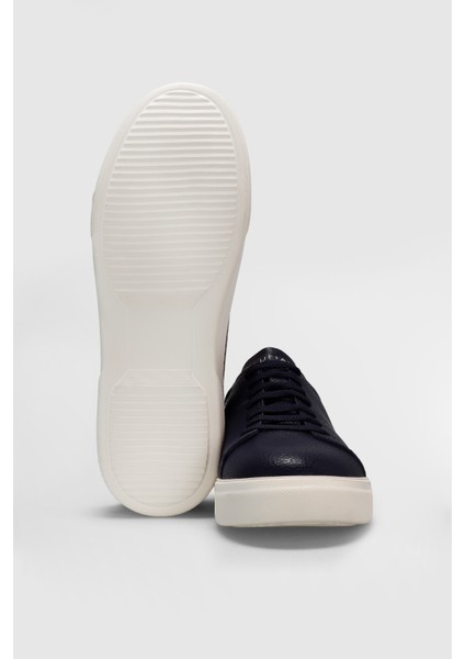 Tommy Erkek Deri Sneaker Ayakkabı Siyah indirimleri